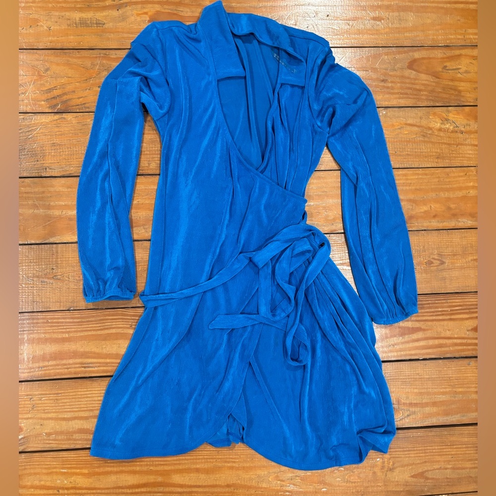 (384) +DRESS/COVERUP BLUE